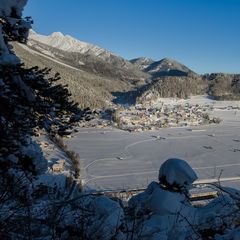 Dorf im Schnee