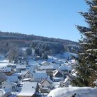 Dorf im Schnee