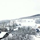 Dorf im Schnee