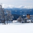 Dorf im Winter