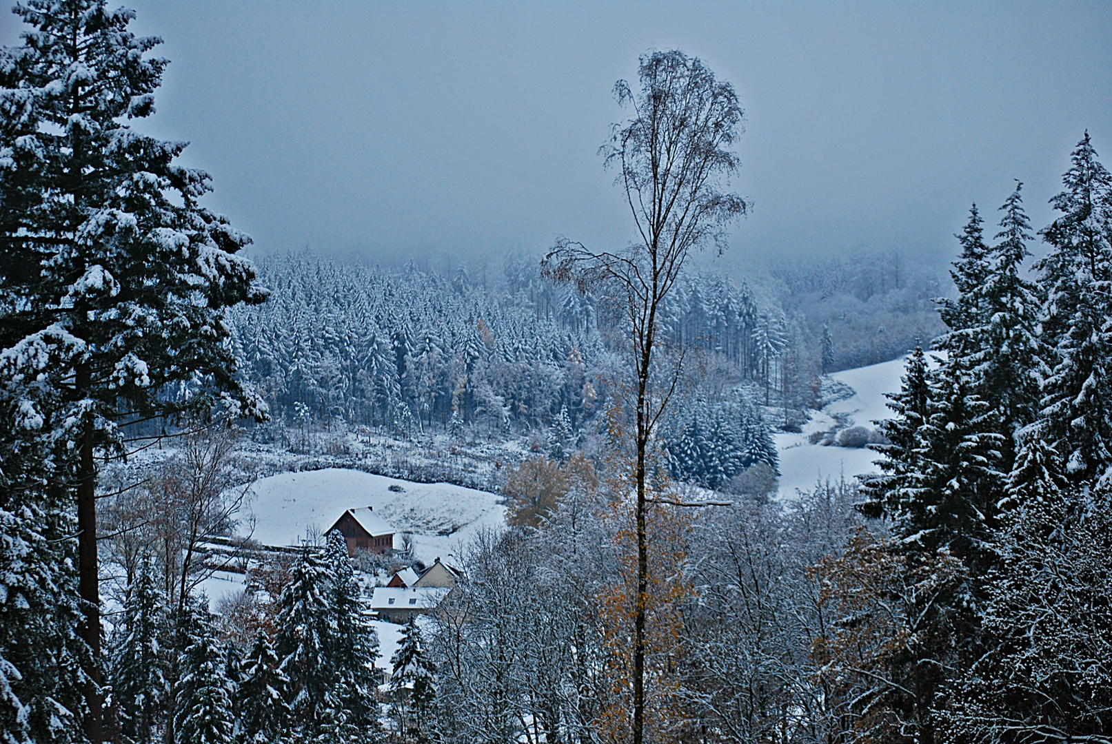 Dorf im Winterschlaf...