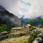 Dorf in den Anden auf dem La Cumbre Trek