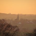 Dorf in der Abendsonne