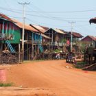 Dorf in der Nähe des...Tonle Sap