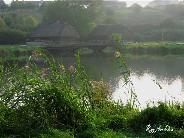 Dorf in der Ukraine