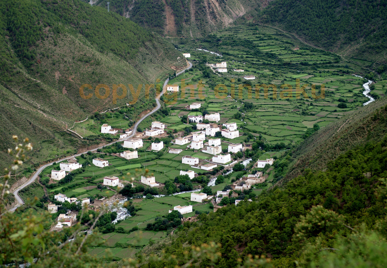 Dorf in Sichuan Provinz