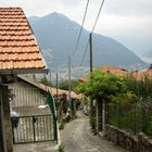 Dorf oberhalb des Lago di Como