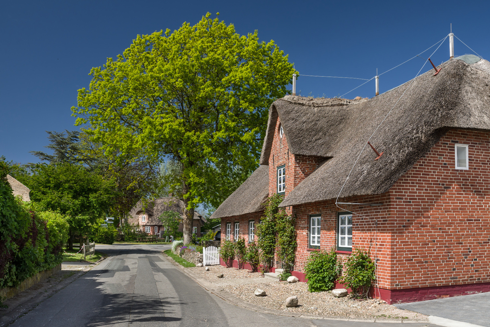 Dorf Oevenum auf Föhr