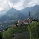 Dorf Schenna in Südtirol