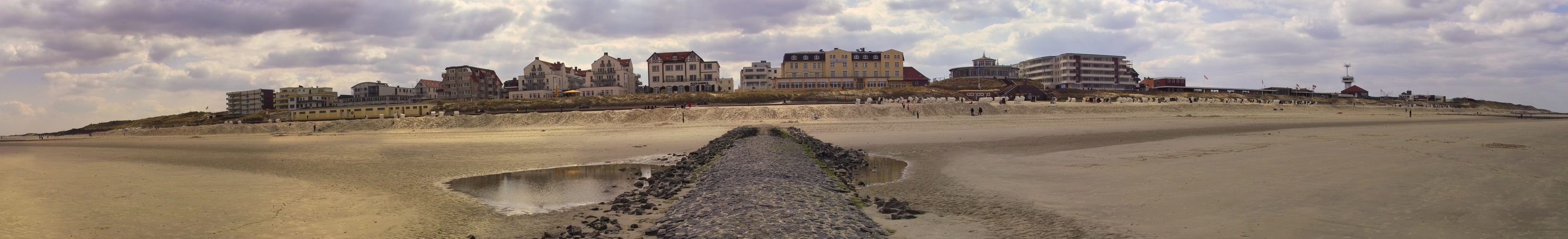 Dorf vom Strand