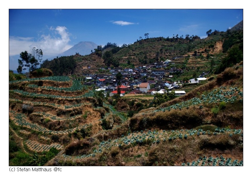 Dorf zwischen Dieng und Wonosobo