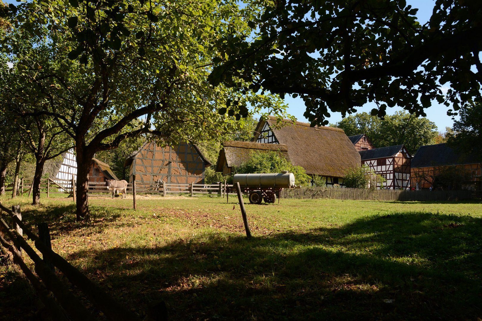 Dorfansicht im Rheinischen-Freiluft-Museum-Kommern