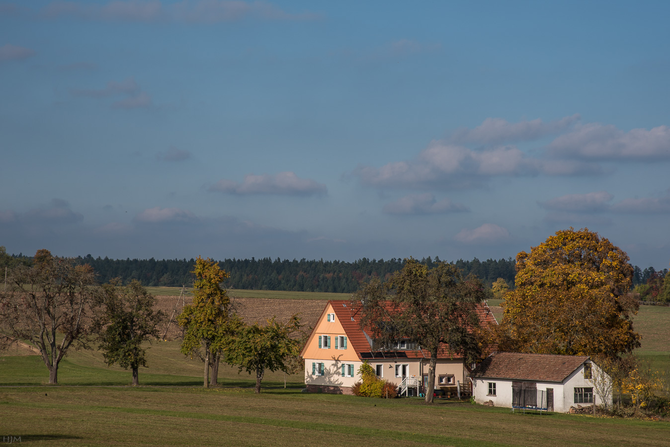 Dorfansichten im Herbst