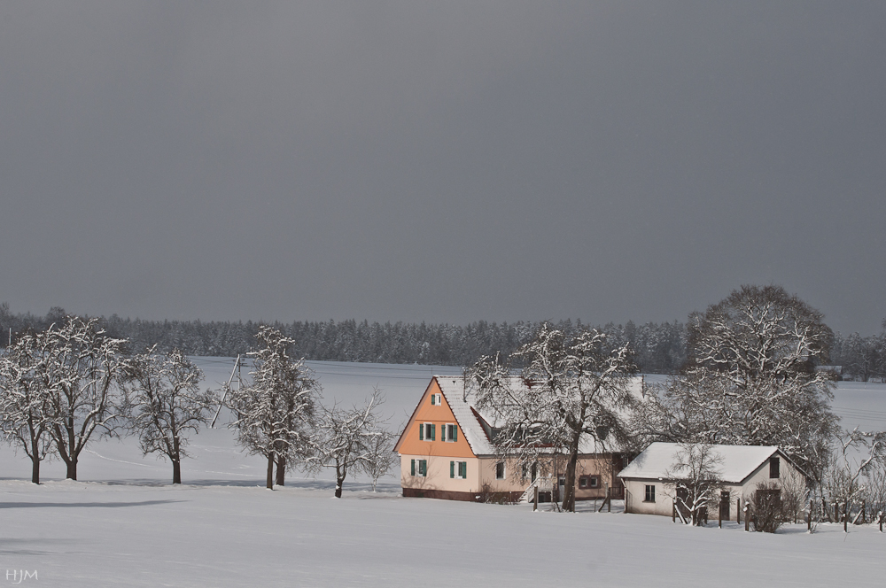 Dorfansichten im Winter