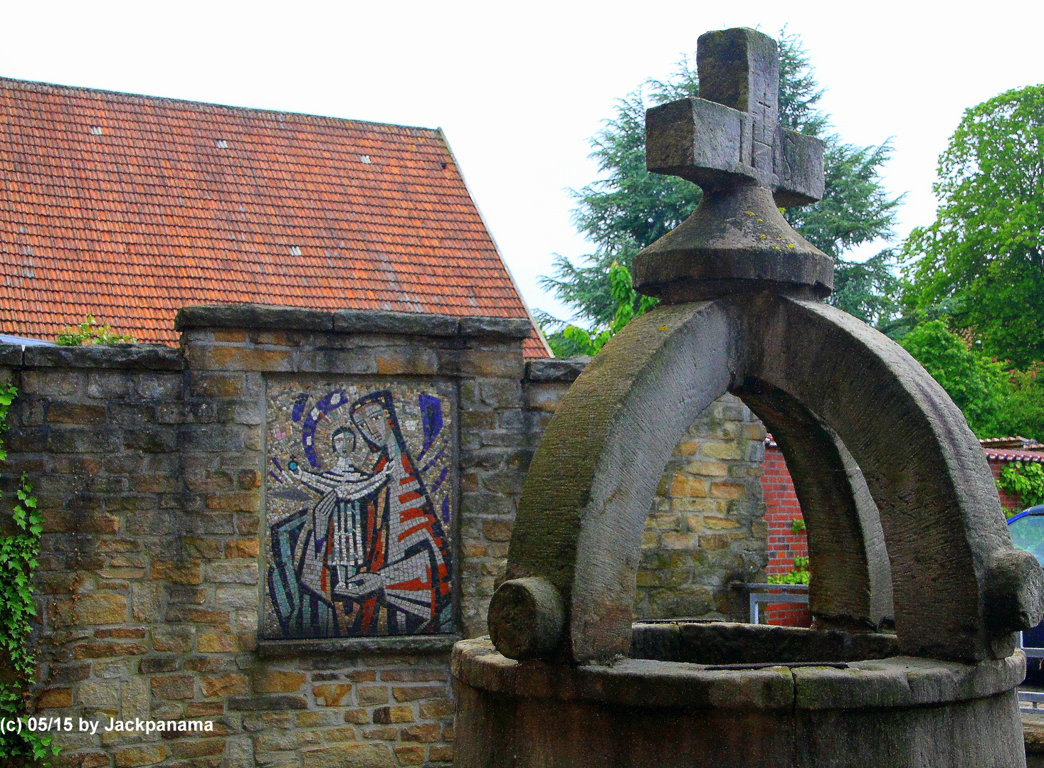 Dorfbrunnen an der Vechtestraße in Eggerode