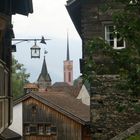 Dorfkern mit Kirche in Werdenberg