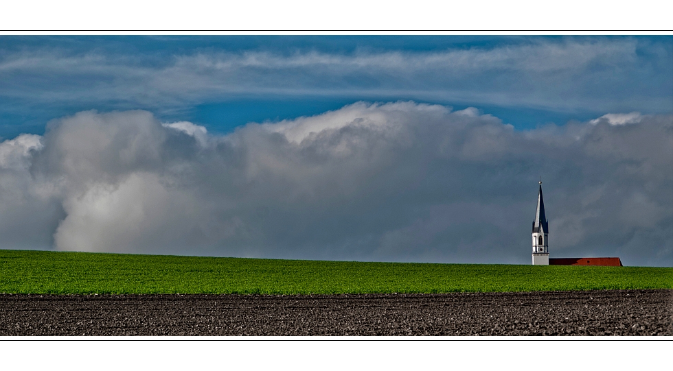 DORFKIRCHE Foto & Bild landschaft, Äcker, felder & wiesen, natur