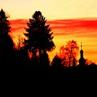 Dorfkirche am Abend