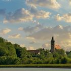 Dorfkirche früh morgens