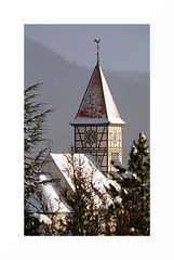 Dorfkirche im Abendlicht