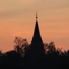 Dorfkirche im letzten Licht ...