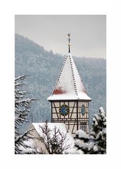 Dorfkirche im Winter