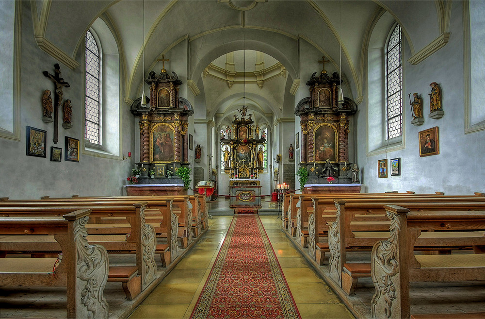 Dorfkirche in Algäu