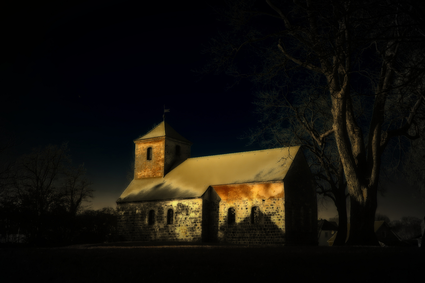 Dorfkirche in Garzau