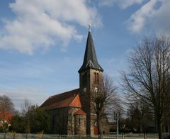 Dorfkirche in Luppa bei Radibor ( Kreis Bautzen)