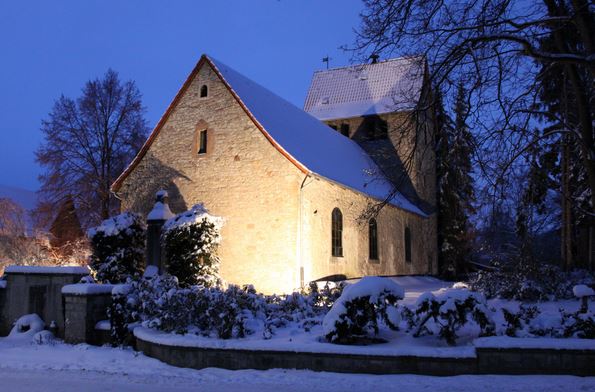 Dorfkirche Mascherode im Schnee