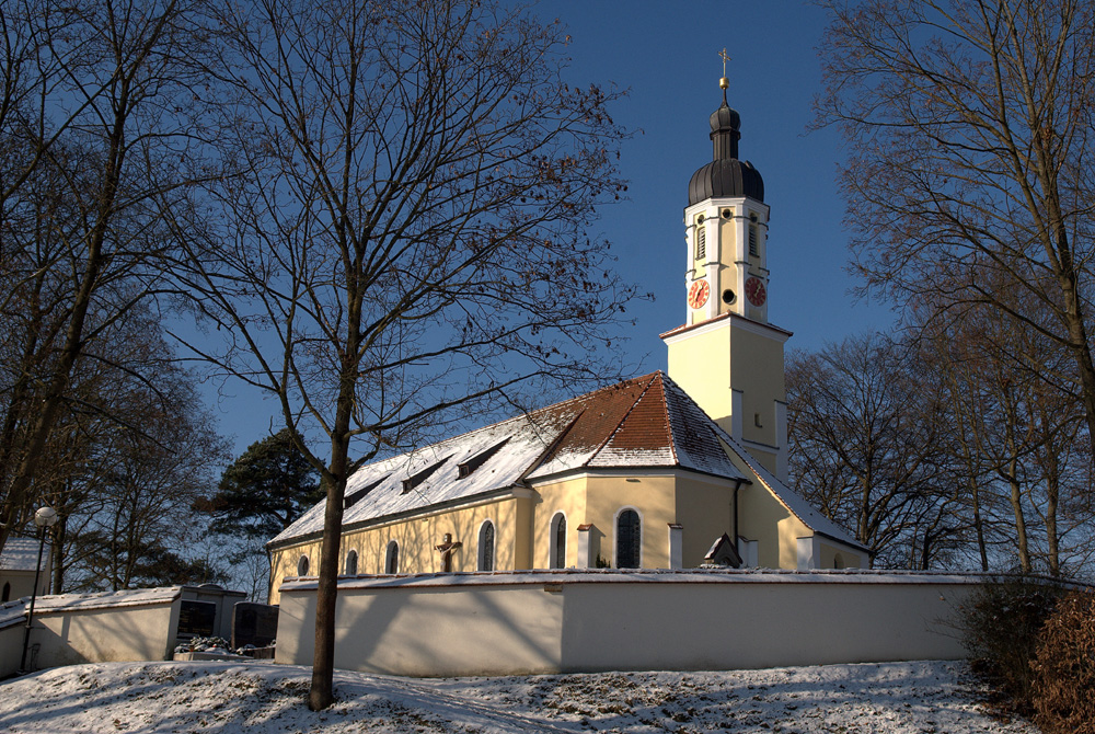 Dorfkirche Steingriff im Winter