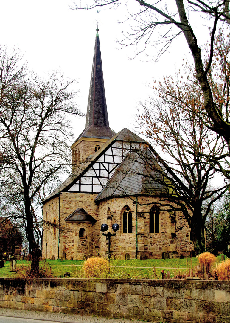 Dorfkirche Stiepel Stra0enansicht