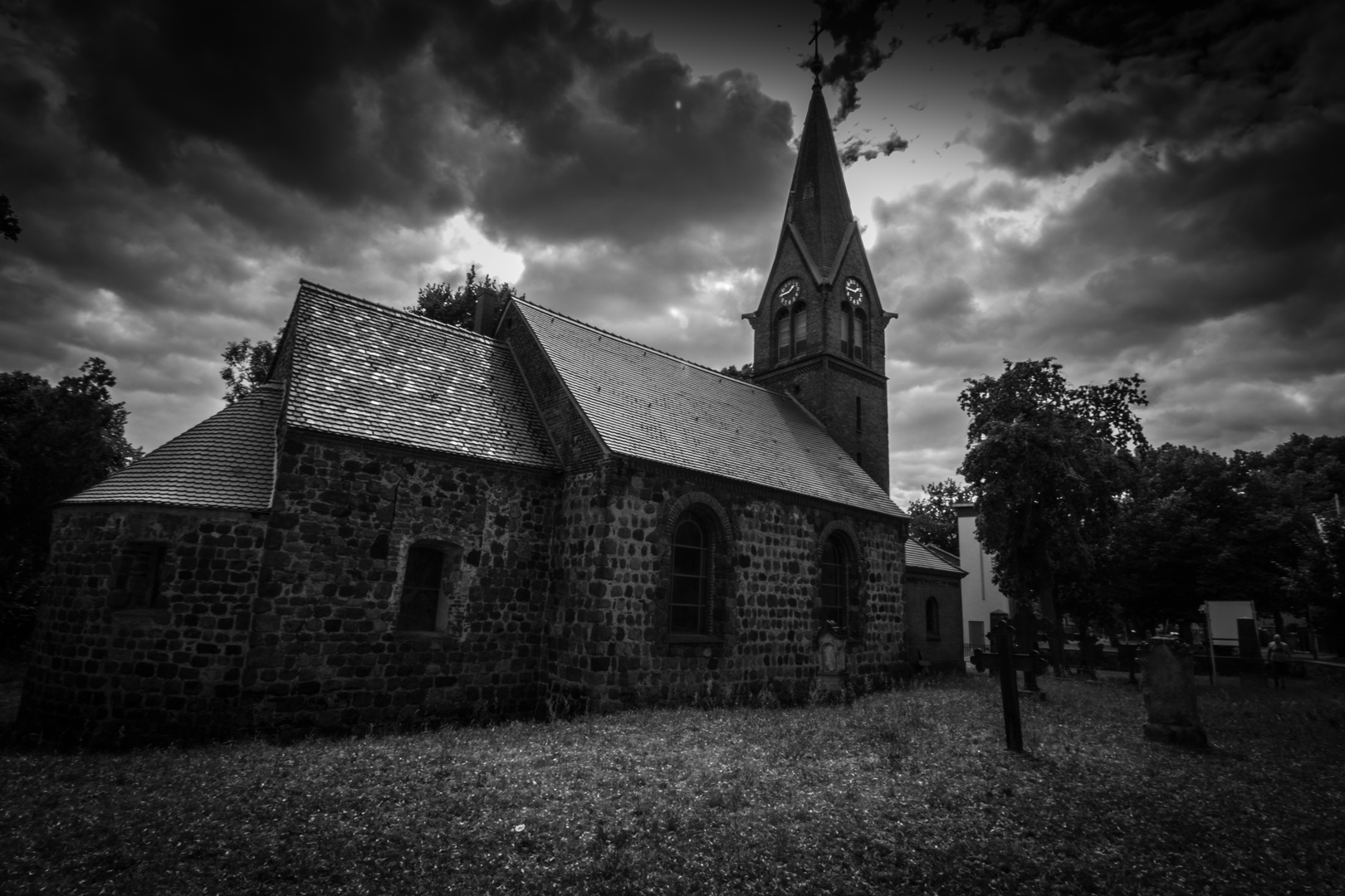 Dorfkirche SW Foto & Bild architektur, sakralbauten, außenansichten