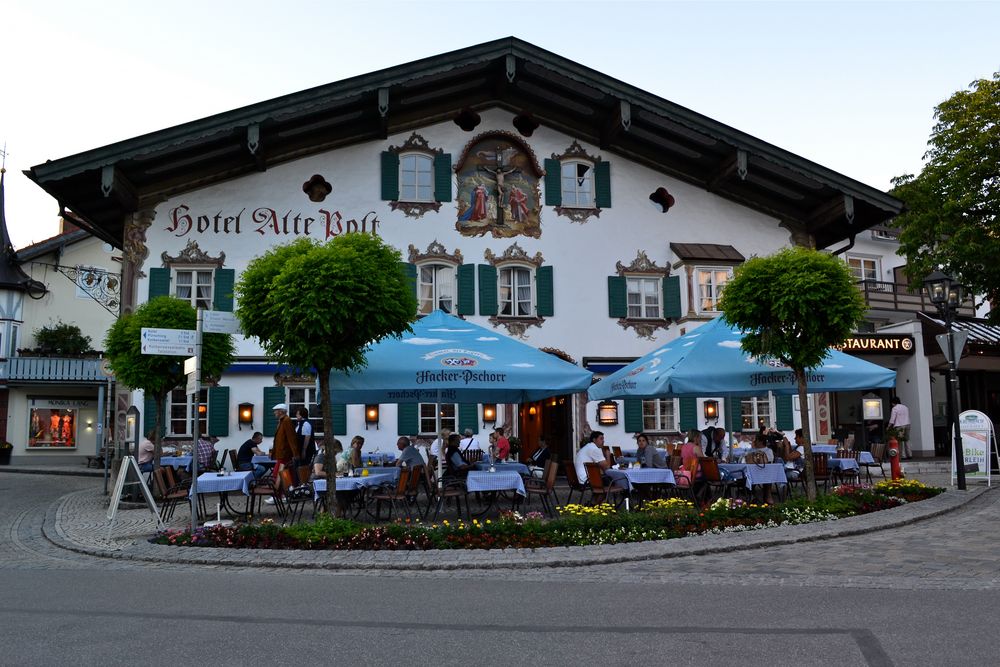 Dorfplatz in Oberammergau