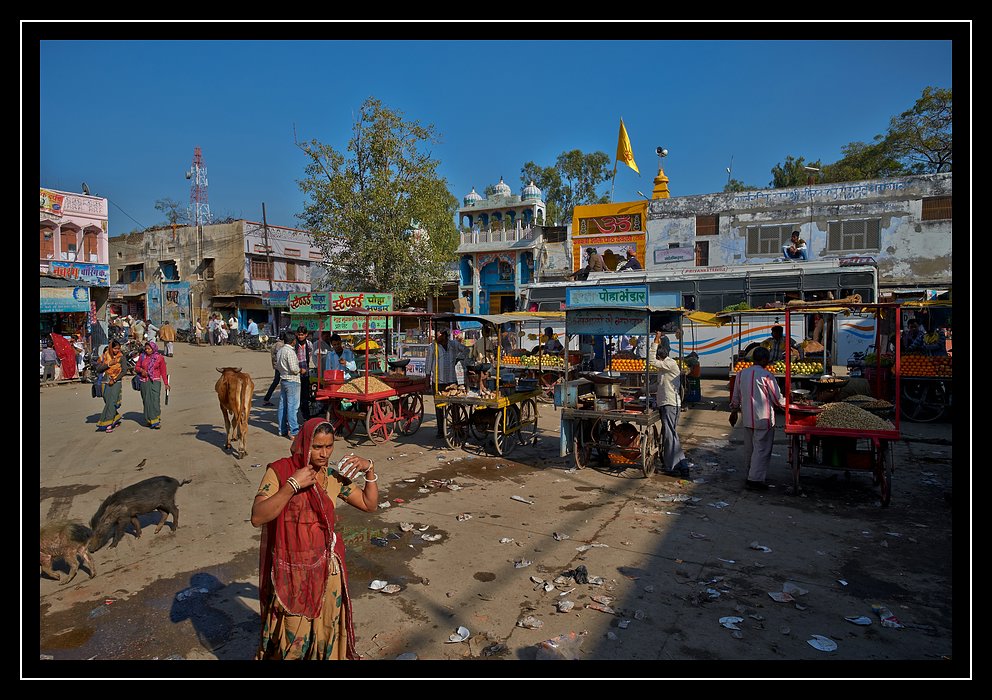 Dorfplatz irgendwo in Indien