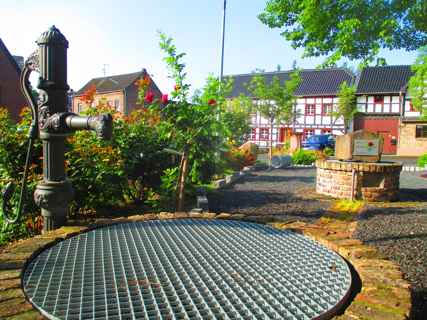 Dorfplatz Sinzenich Foto & Bild architektur, ländliche architektur