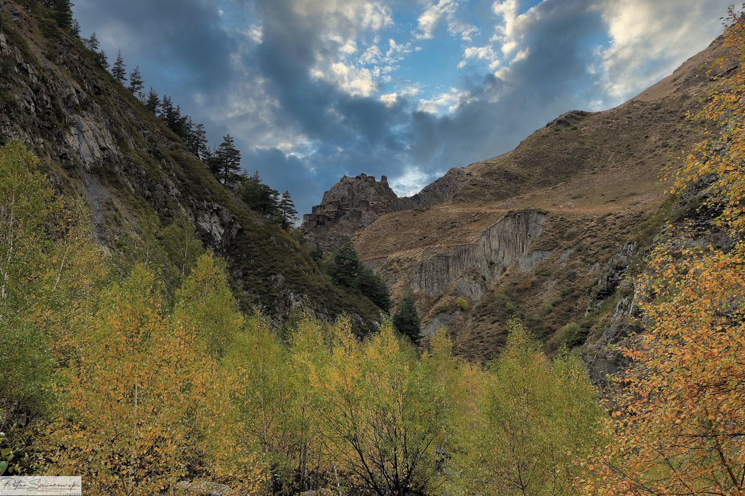 Dorfruine Mutso in Georgien