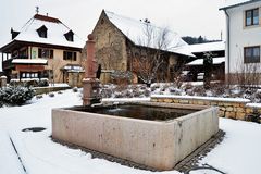 Dorfrundgang ~ Brunnen beim Rathaus