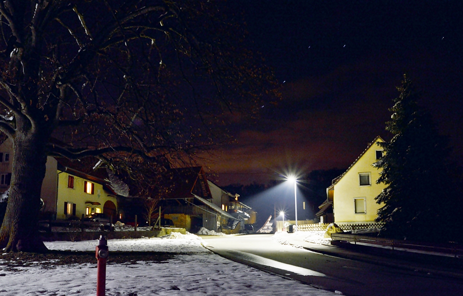 Dorfrundgang ~ nachts in Ettingen