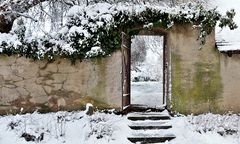 Dorfrundgang ~ Stufen im Schnee