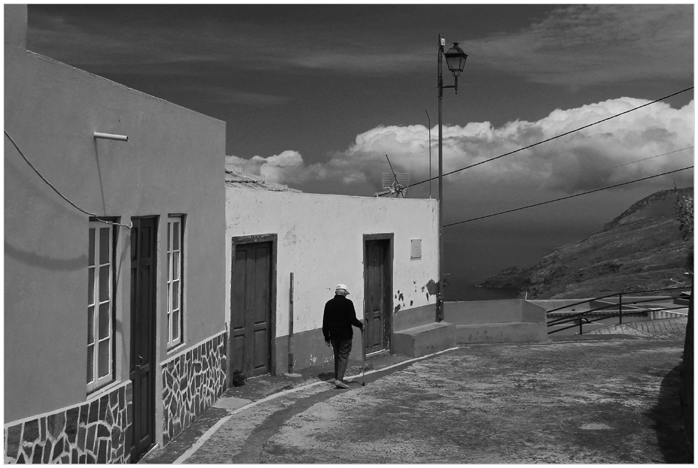 Dorfstrasse auf La Palma