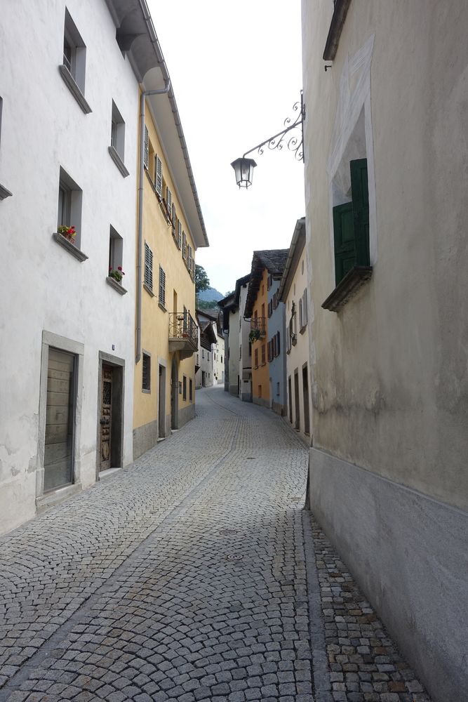 Dorfstrasse Castasegna im Bergell