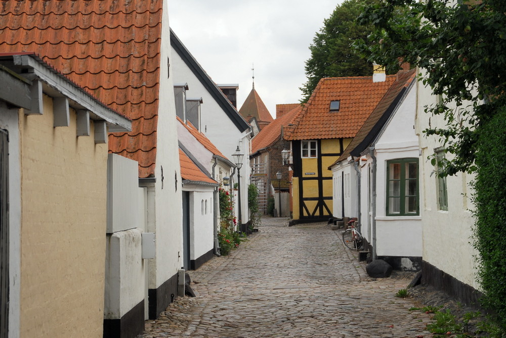 Dorfstrasse in Jütland