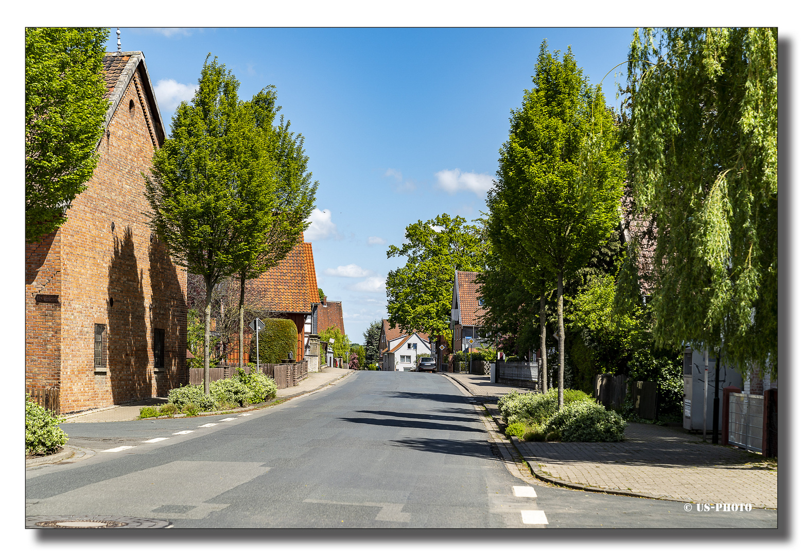 Dorfstraße in Woltwiesche