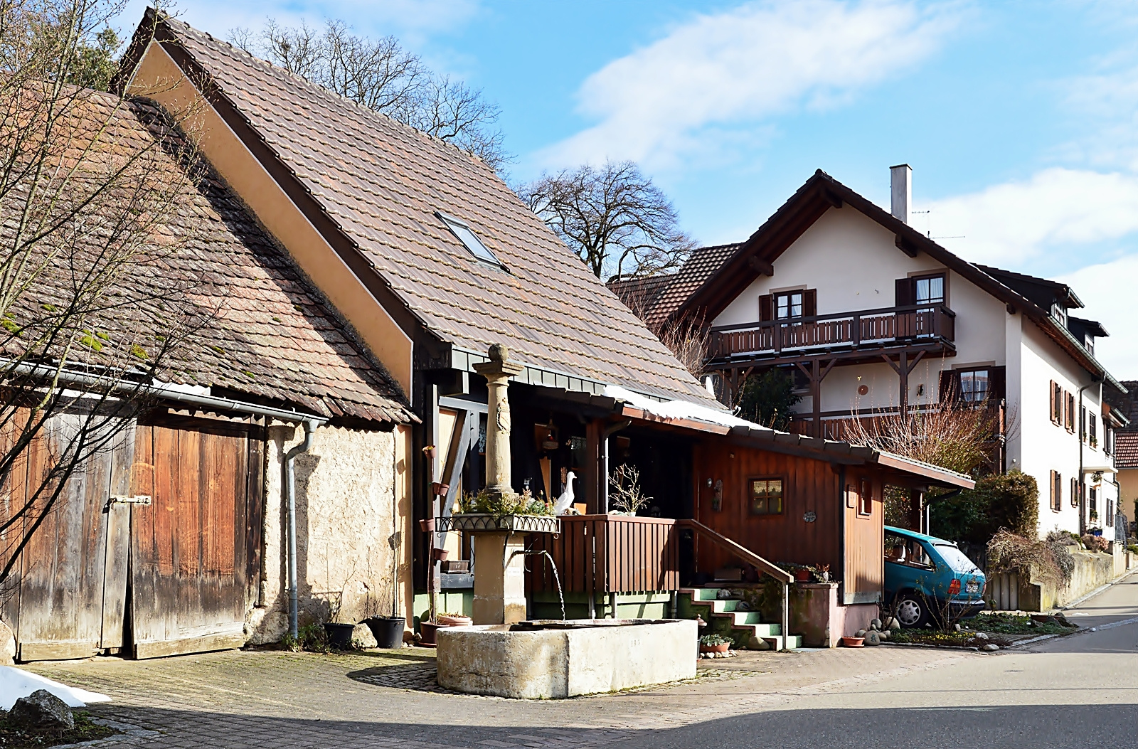 Dorfszene aus: Hertingen