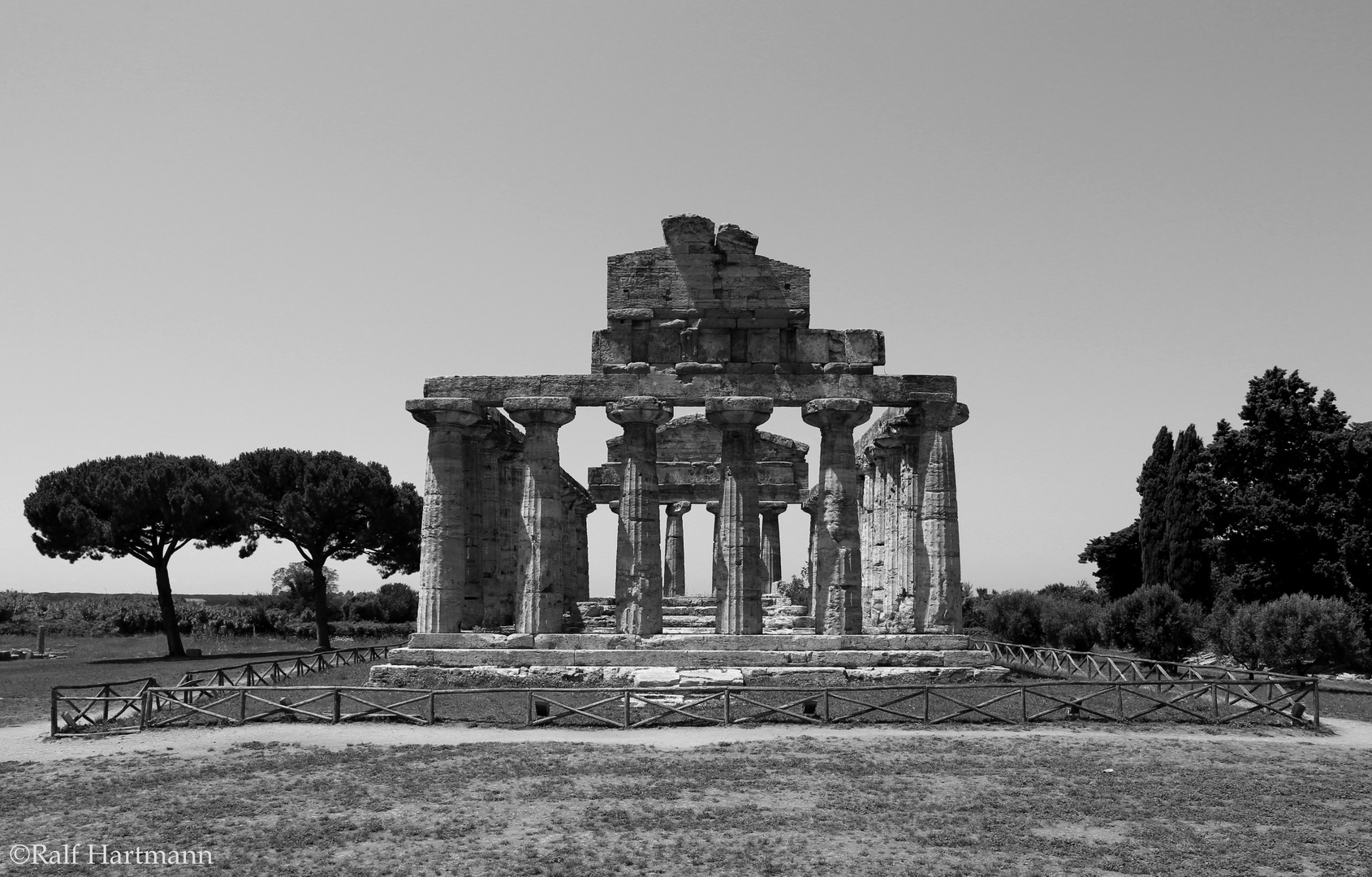 Doric Temple of Athena Paestum 500 BC