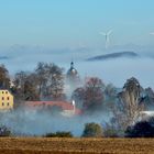 Dornburg im Nebel 