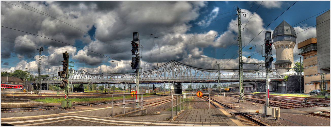 Dornheimer-Brücke in Darmstadt...