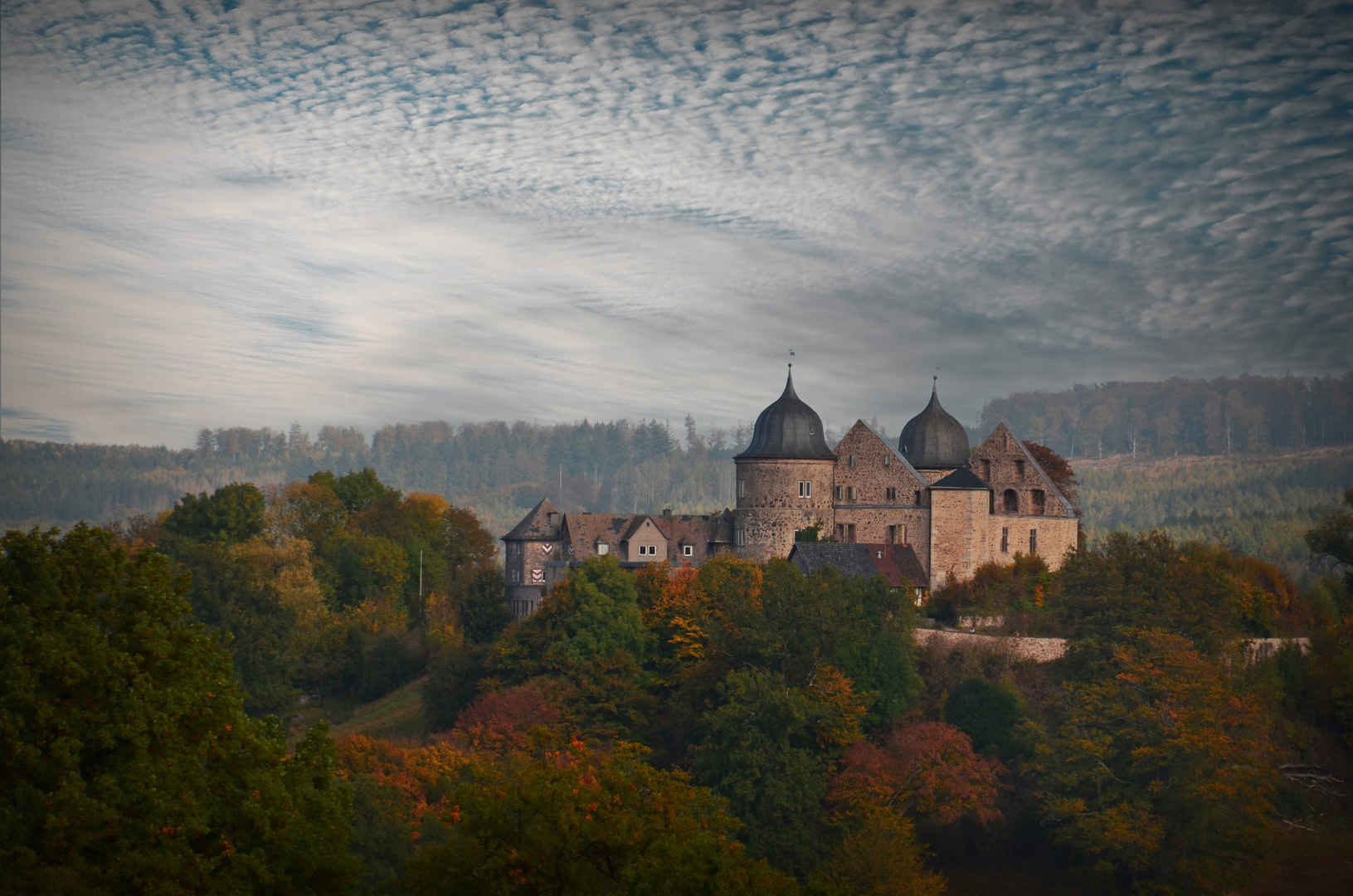 Dornröschens Residenz für sehr sehr lange Zeit, ...