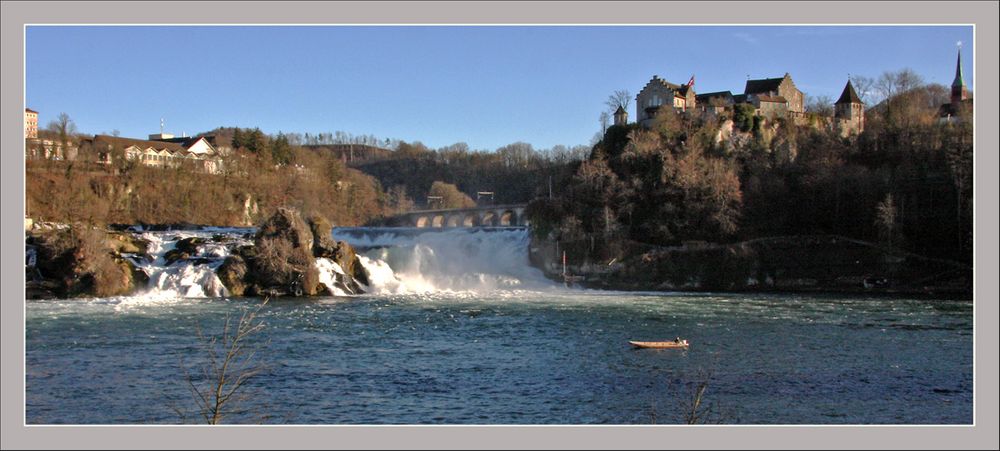 Dort, wo der Rhein etwas runterfällt....